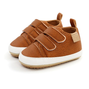 PU Casual Baby Shoes Kids Sneakers Baby Girl Boy Solid Color Kids Shoes Socks Infant Toddler Non Slip Sports Shoes | TageUnlimited