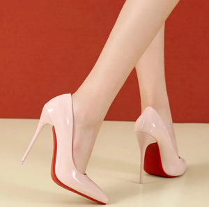 Fashion High Heels 35-45 Plus Size Women Shoes 12cm Thin Stiletto Banquet Wedding Shoes Sexy Pointed Toe Ladies Party Shoes | TageUnlimited