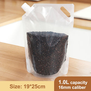 Grains Storage Packaging Bag Cereals Moisture Insect Proof Sealed Bag Thickened Portable Food Rice Bean Container Nozzle Bag | TageUnlimited