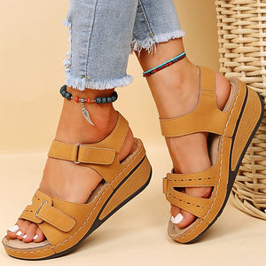 Women Sandals Heels Summer Sandals With Wedge Elegant Heeled Shoes For Women Platform Sandalias Mujer Lightweight Wedges Shoes | TageUnlimited
