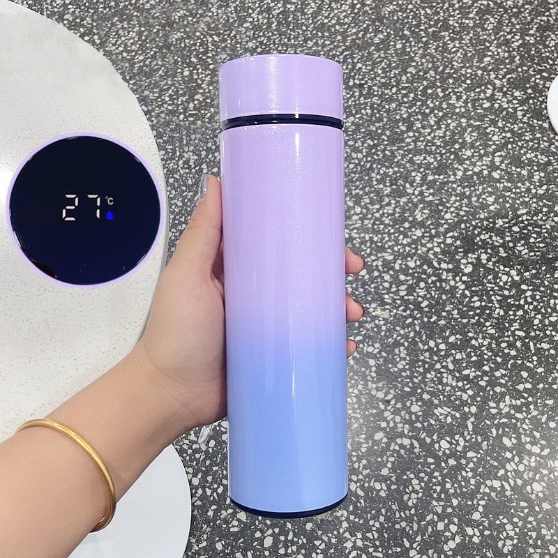 Smart digital water bottle keeps cold and heat thermal bottle Stainless Steel Thermos for baby children kids terms | 0 | TageUnlimited