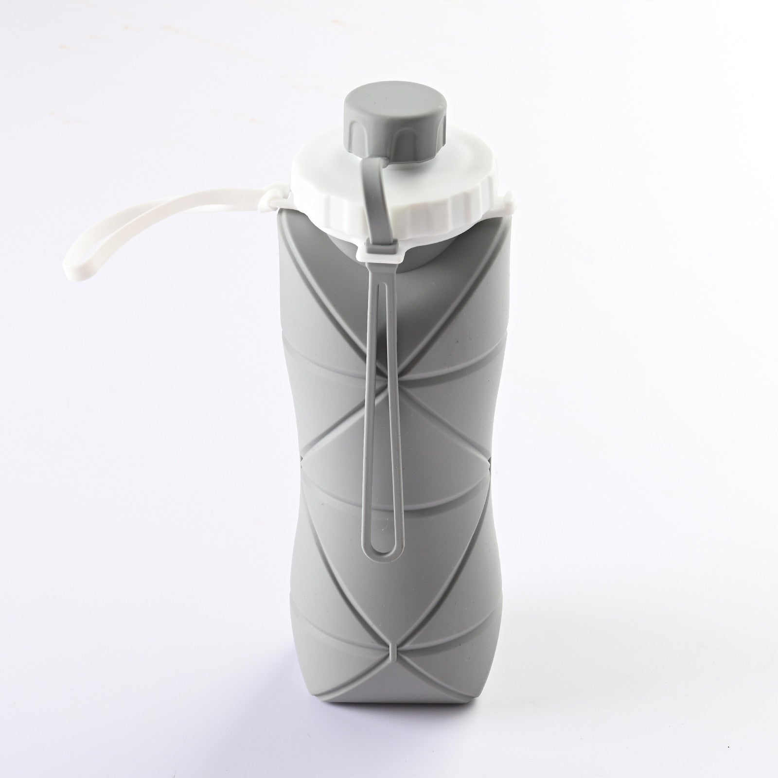 600ml Folding Silicone Water Bottle Sports Water Bottle Outdoor Travel Portable Water Cup Running Riding Camping Hiking Kettle | TageUnlimited