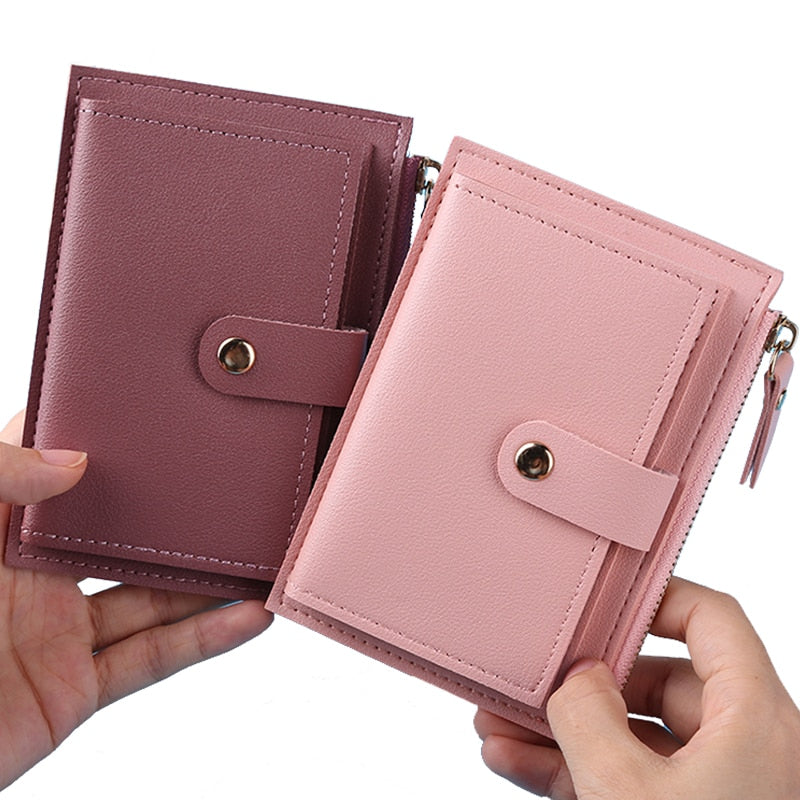 Unistybag Wallets for Women Luxury Designer Wallet Fashion Purses Solid Cute Small Wallet PU Girl Clutch Purse | TageUnlimited