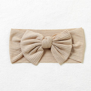 New Colors Knit Baby Headbands Rib Bow Elastic Soft Newborn Headbands for Baby Girl Children Turban Infant Kids Hair Accessories | TageUnlimited