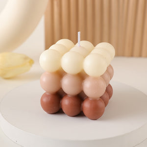 Modern Home Decoration Big Cube Bubble Candle Soy Wax Aromatherapy Scented Candles Home Decorative Candles Birthday Gift | TageUnlimited