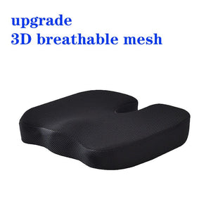 Coccyx Orthopedic Memory Foam Cushion Seat Massage Chair Gel Cushion Pad Car U-Shape Seat Cushion Travel Breathable Seat Cushion | TageUnlimited