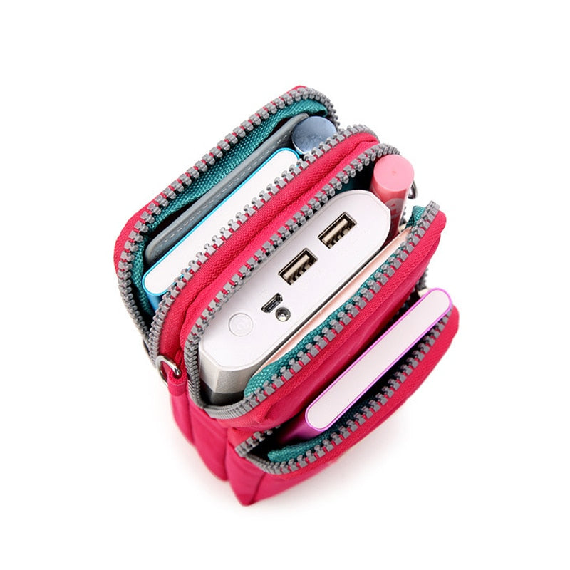 Small Shoulder Bag Nylon Women Mobile Phone Bag Mini Female Messenger Purse Lady Wallet CrossBody Bag Women Handbag | TageUnlimited