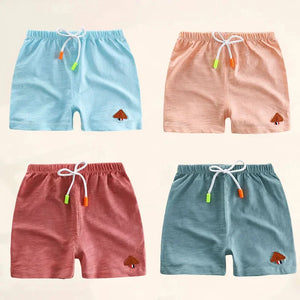 Children Shorts for Boys Girls Kids Clothes Cotton Solid Breathable Summer Baby Short Pants Casual Sports Beach Shorts Elastic | Kid's Shorts | TageUnlimited