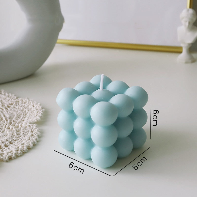 Modern Home Decoration Big Cube Bubble Candle Soy Wax Aromatherapy Scented Candles Home Decorative Candles Birthday Gift | TageUnlimited