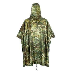 Impermeable Raincoat Poncho Outdoor Military Tactical Rainwear Camping Hiking Hunting Ghillie Suits Travel Umbrella Rain Gear | TageUnlimited