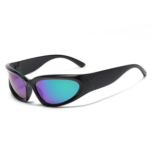 Popular Women Sunglasses  Punk Sunglasses Unique Sports Sun Glasses Men UV400 Goggle Shades Mirror Colorful Y2k Eyewear | TageUnlimited