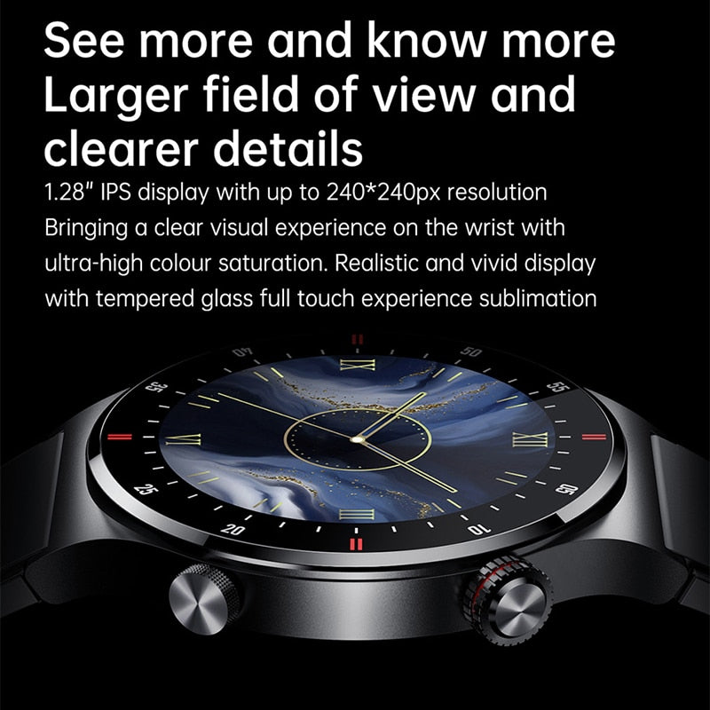New Bluetooth Call Smart Watch Men Sports Fitness Tracker Waterproof Smartwatch Large HD screen for huawei Xiaomi phone+box | TageUnlimited