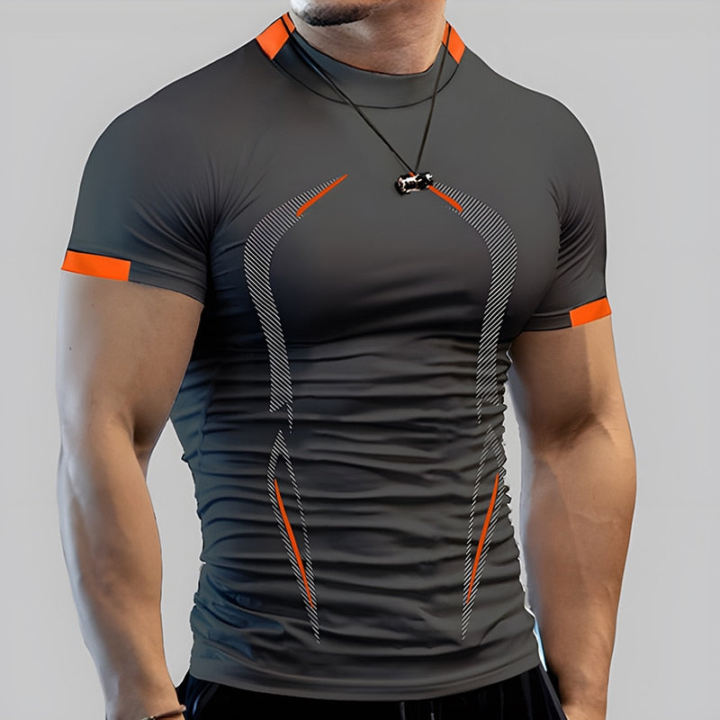 Quick Dry Summer Running Shirt Sport Shirt Sport T-shirt Man Training Man T-shirt Fitness Top Oversized Short Sleeved Clothing | TageUnlimited