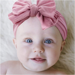 Baby Headband Newborn Soft Elastic Baby Turban Headband Bowknot Headbands for Baby Girls | TageUnlimited