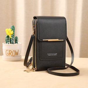 3 Style Women Bags Soft Leather Wallets Touch Screen Cell Phone Purse Crossbody Shoulder Strap Handbag for Lady | TageUnlimited