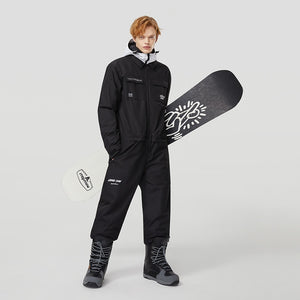 Thick Men Women One-Piece Ski Jumpsuit Outdoor Sports Snowboard Jacket Warm Jump Suit Waterproof Winter Clothes Overalls Hooded | TageUnlimited