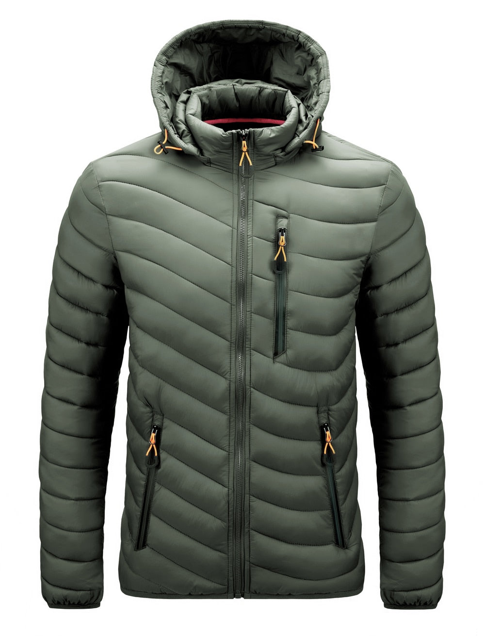 Warm Jacket Men Windbreaker  New Spring Autumn Hooded Parkas Men Fashion Casual Lightweight Cotton Padded Jacket Coat Male | TageUnlimited