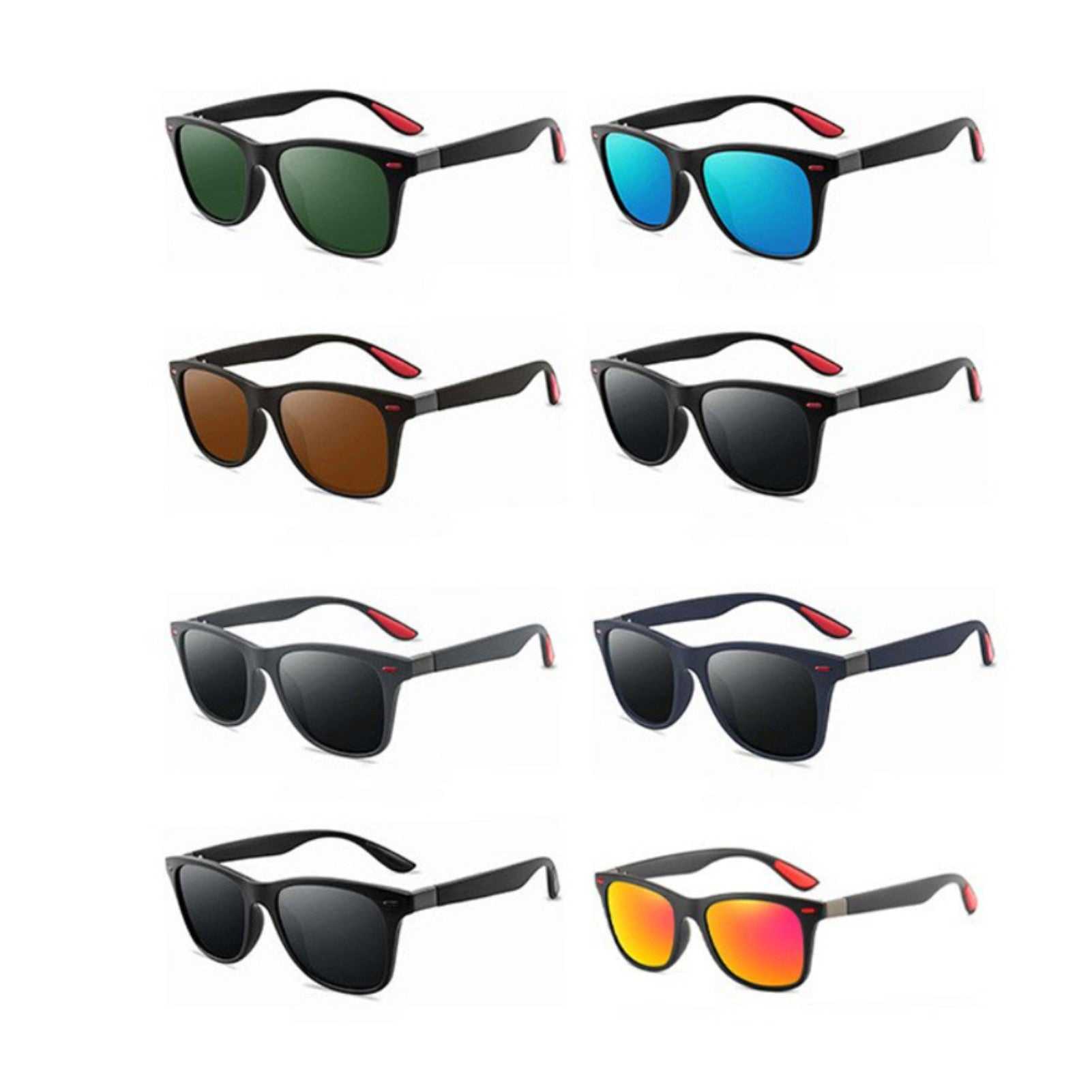 Fashion Classic Polarized Sunglasses Men Women Square Sun Glasses Anti-glare Goggle Travel Fishing Cycling Sunglasses UV400 | TageUnlimited