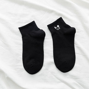 Disney Embroidered women socks shallow mouth Korean cute Japanese tide summer thin Cotton Funny street adult short boat sock | TageUnlimited