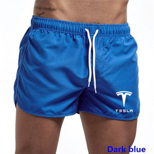 Tesla Men Shorts Summer Swimwear Men Swimsuit Swimming Trunks Boxer Short Sexy Beach Shorts Surf Board Men Clothing Pants | TageUnlimited