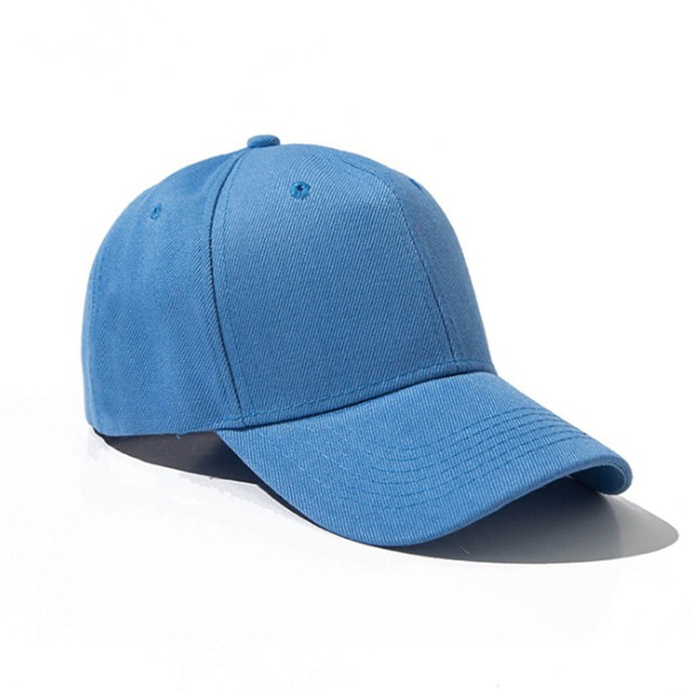 Unisex Hat Plain Curved Sun Visor Hat Outdoor Dustproof Baseball Cap Solid Color Fashion Adjustable Leisure Caps Men Women | TageUnlimited