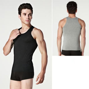Hot Sale 3pcs / 100% Cotton Mens Sleeveless Tank Top Solid Muscle Vest Undershirts O-neck Gymclothing Tees Whorl Tops | TageUnlimited