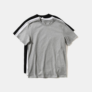 New Men T Shirt Cotton High Quality Short Sleeve Men T-shirt for Male Pure-color Leisure Man Tops Tshirt Tees | TageUnlimited