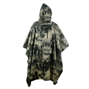 Impermeable Raincoat Poncho Outdoor Military Tactical Rainwear Camping Hiking Hunting Ghillie Suits Travel Umbrella Rain Gear | TageUnlimited
