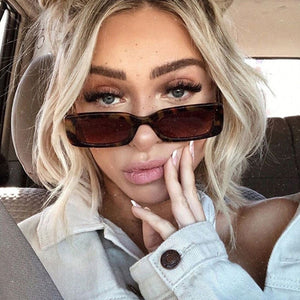 Small Rectangle Sunglasses Women Oval Vintage Brand Designer Square Sun Glasses For Women Shades Female Eyewear Anti-glare UV400 | TageUnlimited