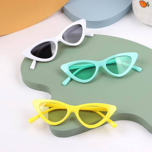 Summer Boy Girl Triangle Cat Eye Sunglasses UV400 Protection Kids Ultraviolet-proof Baby Accessories Personality Trendy 2-8Years | TageUnlimited