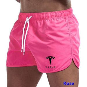 Tesla Men Shorts Summer Swimwear Men Swimsuit Swimming Trunks Boxer Short Sexy Beach Shorts Surf Board Men Clothing Pants | TageUnlimited