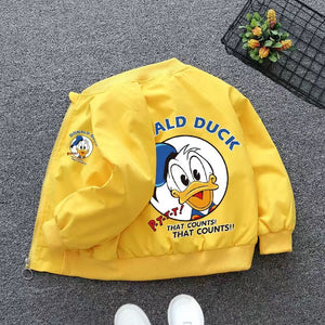 Spring Baby Boys Girls Coats Cartoon Mickey Zipper Hoodies Jacket For Kids Sweatshirt Children Windbreaker Outerwear 1-6 Years | TageUnlimited