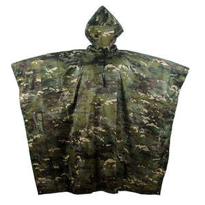 Impermeable Raincoat Poncho Outdoor Military Tactical Rainwear Camping Hiking Hunting Ghillie Suits Travel Umbrella Rain Gear | TageUnlimited