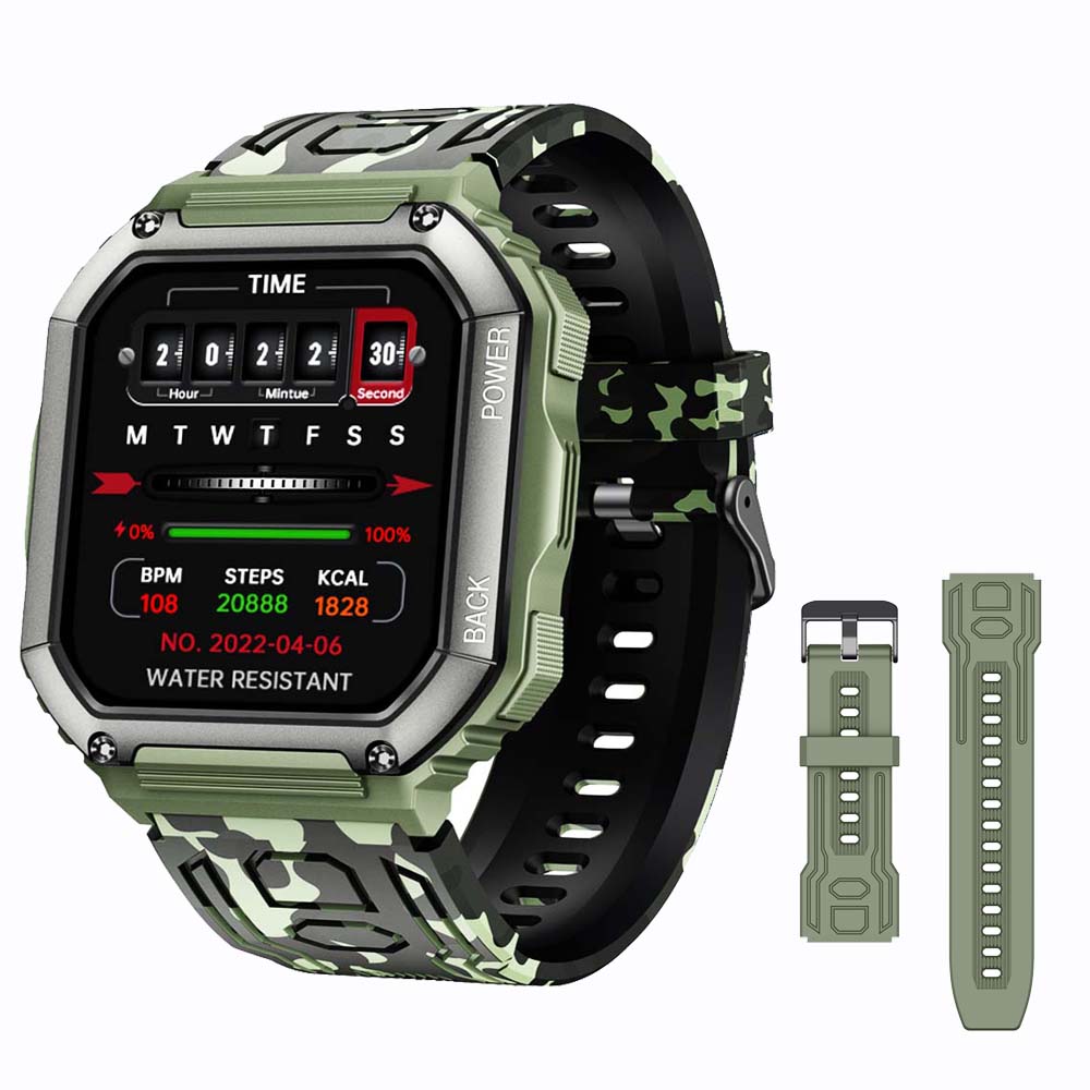 Smart Watch Men Big Battery Music Play Fitness Tracker Bluetooth Dial Call Sport Smartwatch Men for IOS Android | TageUnlimited