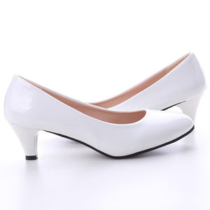 Female Pumps Nude Shallow Mouth Women Shoes Fashion Office Work Wedding Party Shoes Ladies Low Heel Shoes Woman Autumn | TageUnlimited