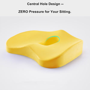 Memory Foam Seat Cushion Orthopedic Pillow Coccyx Office Chair Cushion Car Seat Pillow Wheelchair Massage Vertebrae Seat Pad | TageUnlimited