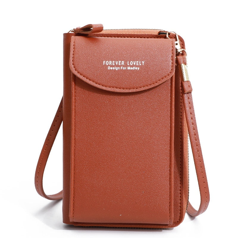 3 Style Women Bags Soft Leather Wallets Touch Screen Cell Phone Purse Crossbody Shoulder Strap Handbag for Lady | TageUnlimited