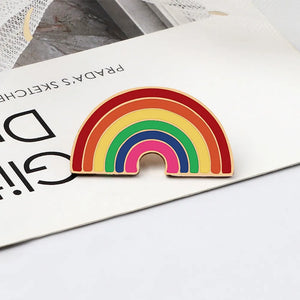 LGBTQ Custom Enamel Pins Pride Lesbian Gay Rainbow Flag Brooch Pansexual Asexual Bisexual Transgender Symbol Heart Badge Jewelry