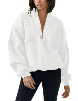 NWT Women Half Zip Fleece Hoodie Autumn Crop Winter Sweater Super Quality Jackets Outdoor Thick Fabric Jacket Free Shipping | 0 | TageUnlimited