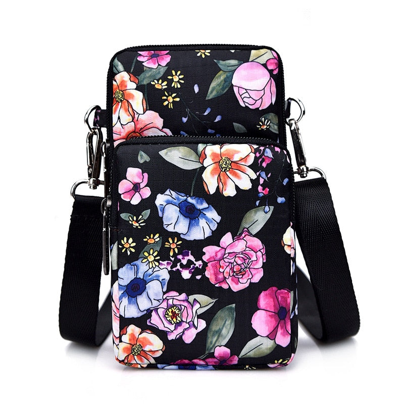 Small Shoulder Bag Nylon Women Mobile Phone Bag Mini Female Messenger Purse Lady Wallet CrossBody Bag Women Handbag | TageUnlimited