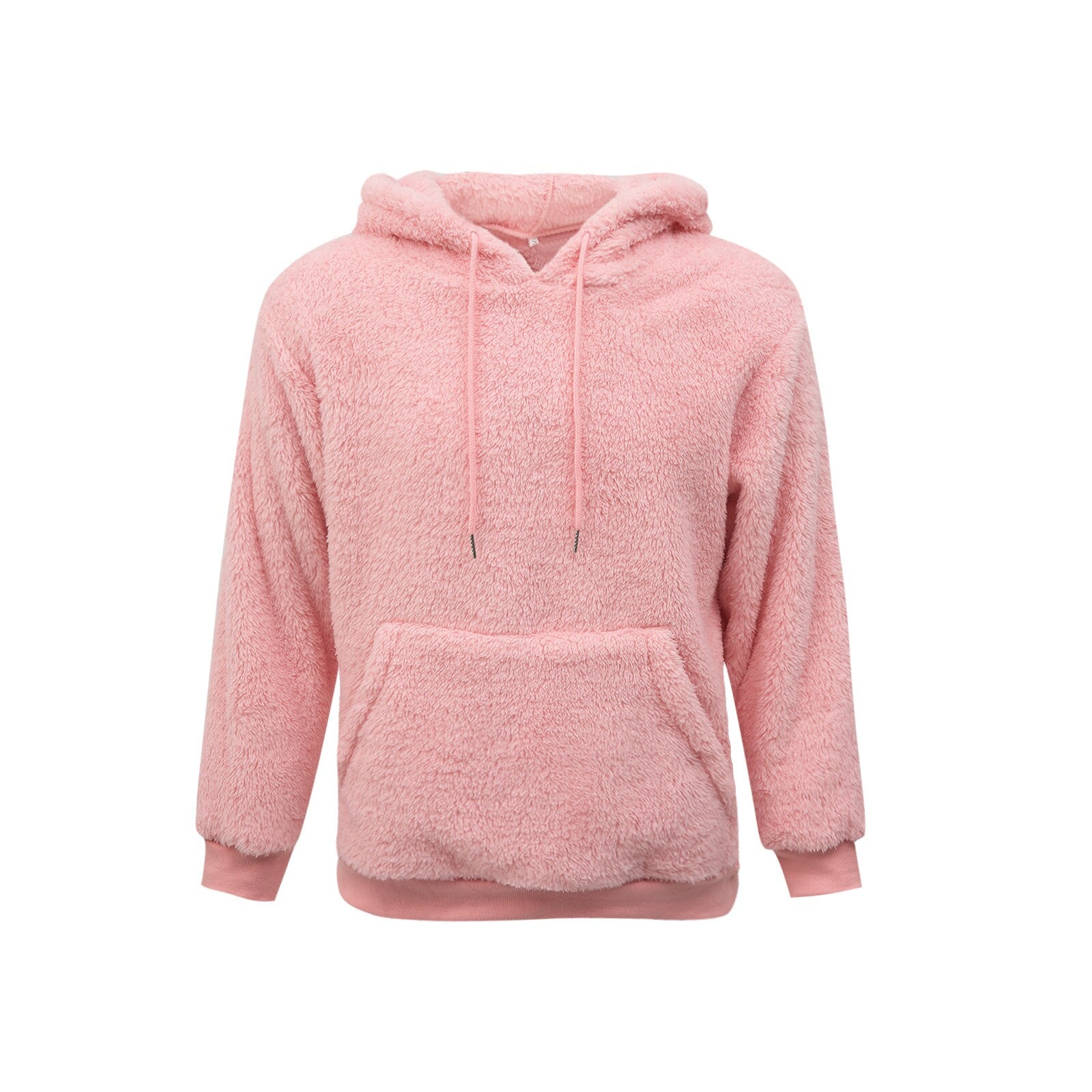 New Autumn and Winter Warm Men´s Wool Hooded Sweatshirts Letter Print Hooded Pullover Kangaroo Pocket Hooded Fleece Sweatshirts | TageUnlimited