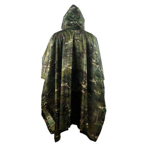 Impermeable Raincoat Poncho Outdoor Military Tactical Rainwear Camping Hiking Hunting Ghillie Suits Travel Umbrella Rain Gear | TageUnlimited