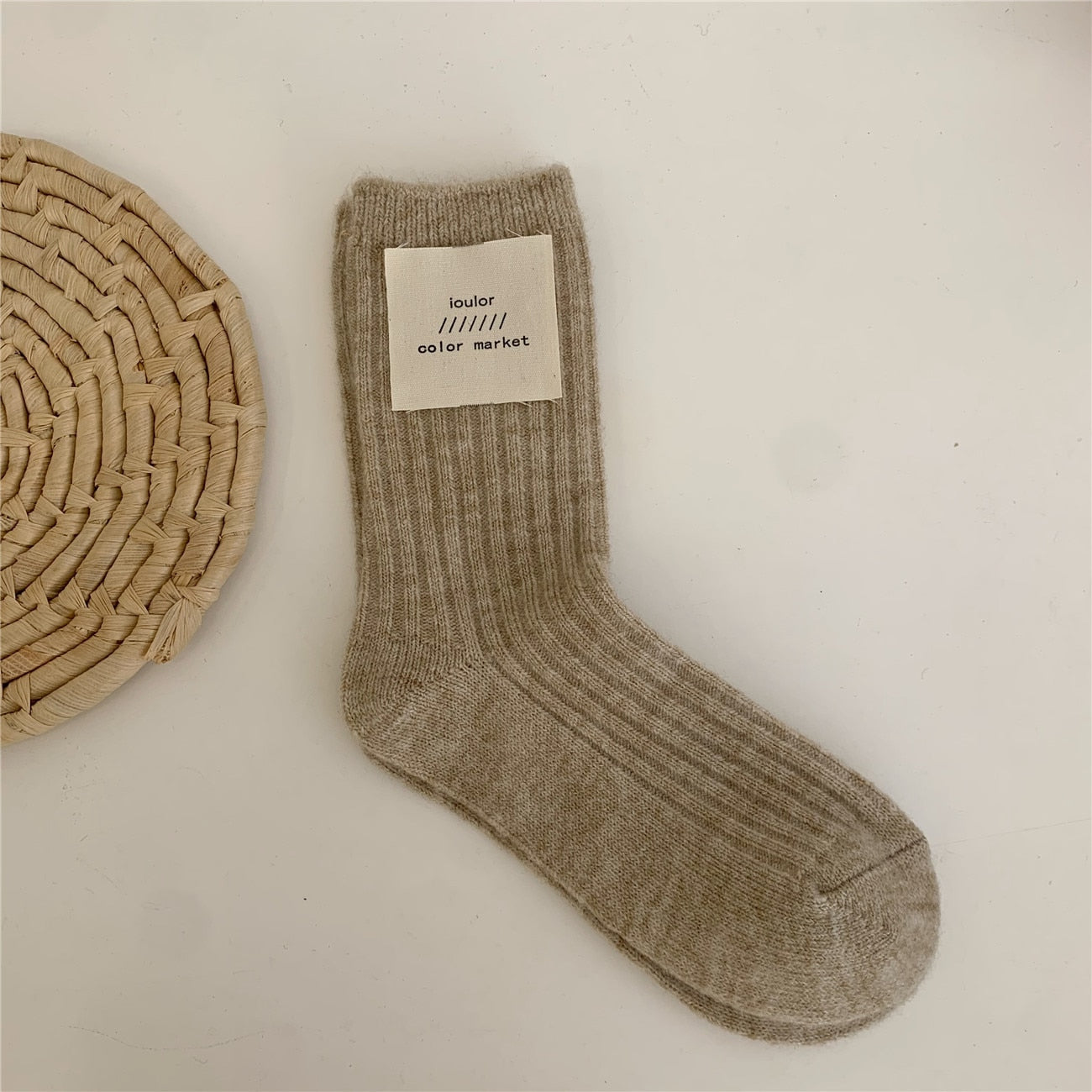 Women Socks Warm Wool Winter Thick Snow Casual Cashmere Business Socks Harajuku Designer Socks | TageUnlimited