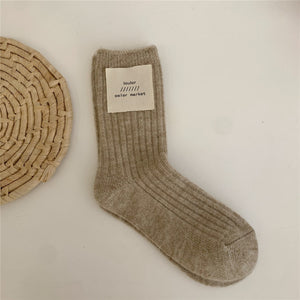 Women Socks Warm Wool Winter Thick Snow Casual Cashmere Business Socks Harajuku Designer Socks | TageUnlimited