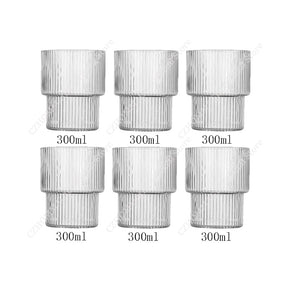 6/4/2/1Pcs American Coffee Mug Heat-Resistant Glass Cups Transparent Tea Mug Water Cup for Drinking Milk Beertea Juice Tumblers | 0 | TageUnlimited