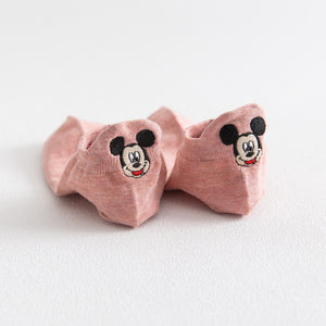 Disney Embroidered women socks shallow mouth Korean cute Japanese tide summer thin Cotton Funny street adult short boat sock | TageUnlimited