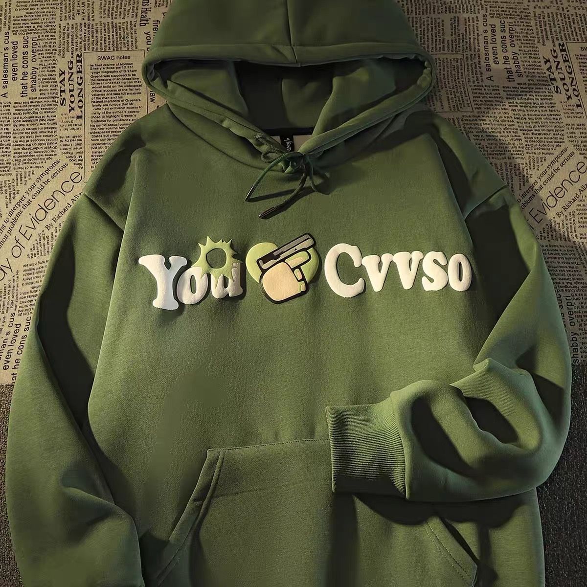 American retro hiphop sweater letter anime hoodie men and women lovers on high street streetwear y2k women vibe oversized hoodie | 0 | TageUnlimited