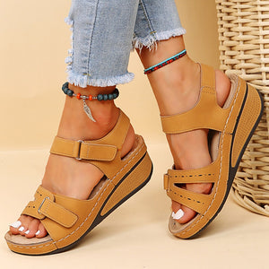 Women Sandals Soft Bottom Wedge Heels Sandals Summer Shoes Women Platform Sandalias Mujer Elegant Wedges Shoes For Women Tacon | TageUnlimited