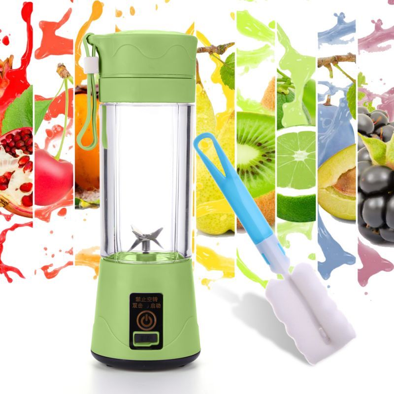 Portable Blender Mini Mixer Electric Juicer Machine Fresh Fruit Juice Blender Smoothie Maker Blender Cup Bottle A Travel Kitchen | TageUnlimited
