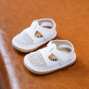 Baby Girls Boys Summer Sandals Infant Anti-collision Toddler Shoes Soft Bottom Genuine Leather Kids Children Beach Sandals | TageUnlimited